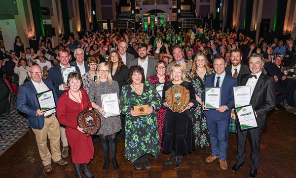 Winners of the National Farm Attractions Network Awards 2025 at the Winter Gardens, Blackpool. 29 January 2025.