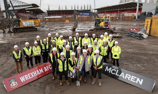 Wrexham AFC Kop Stand redevelopment 1