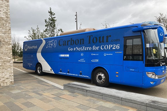 Zero Carbon Bus Tour Heading for Swansea