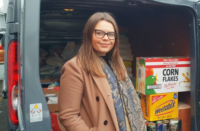 Neath Van Firm Delivers Food to Those in Need