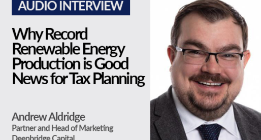 Why Record Renewable Energy Production is Good News for Tax Planning