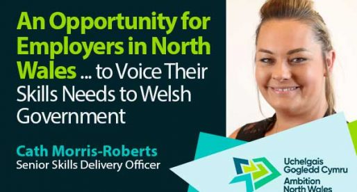 An Opportunity for Employers in North Wales … to Voice Their Skills Needs to Welsh Government