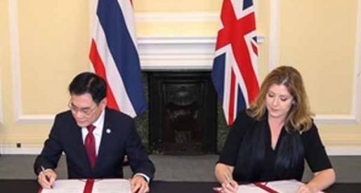 UK-Thailand Joint Economic and Trade Deal Moves a Step Closer