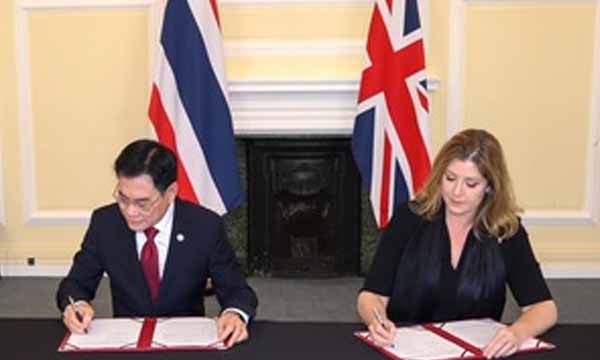UK-Thailand Joint Economic and Trade Deal Moves a Step Closer