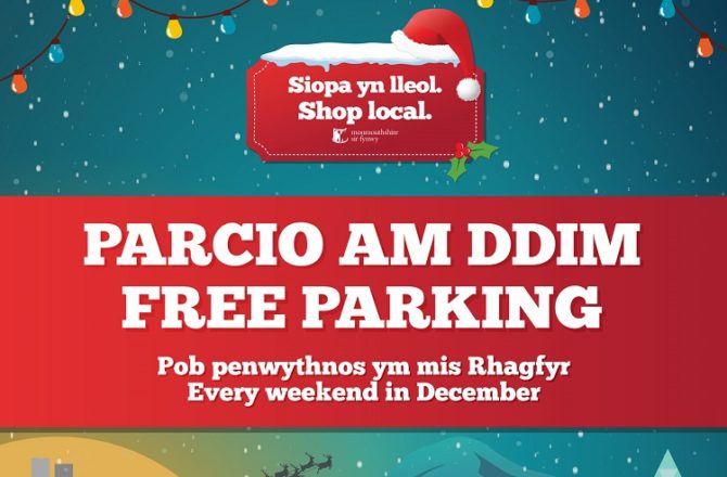 Christmas Shoppers to be Offered Free Weekend Parking in Monmouthshire