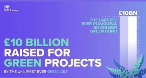 UK’s First Green Gilt Raises £10 billion for Green Projects