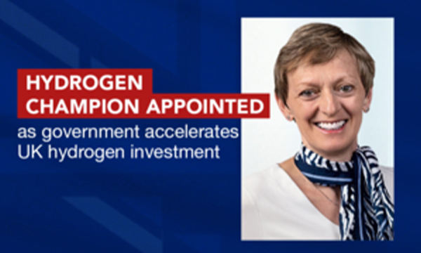 Hydrogen Champion Appointed as Government Accelerates UK Hydrogen Investment