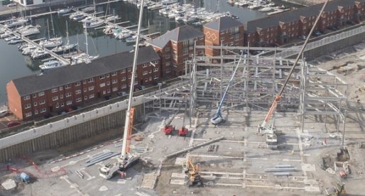 Aerial Photos Show Swansea Indoor Arena Taking Shape