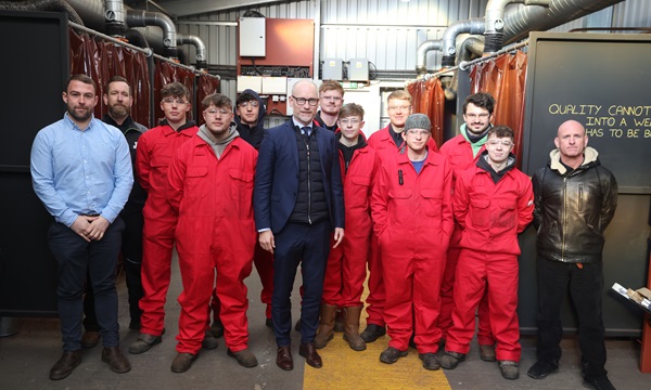 MP Visits Pioneering Training Facility Promising Jobs and Careers Reinvention