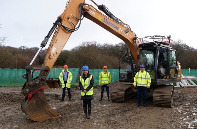 Work Begins on First New Caerphilly Council Homes