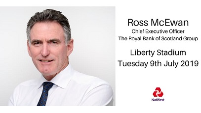 <strong> 9th July – Swansea </strong><br> Breakfast with Ross McEwan – RBS Group