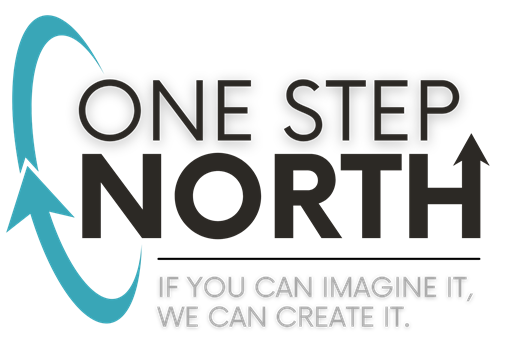 one step north - dark logo with tagline long (1)