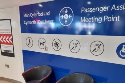 Dedicated Passenger Assist Meeting Points at Cardiff Central