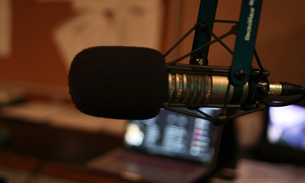 radio station mic microphone
