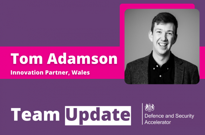 Tom Adamson Joins DASA as Innovation Partner for Wales