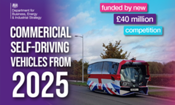 £40 Million Government-Funded Competition for Self-Driving Buses and Delivery Vans