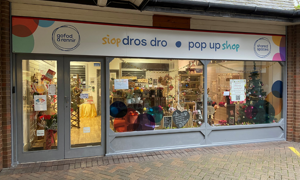 Haverfordwest AFC launches pop-up shop in Shared Spaces Haverfordwest