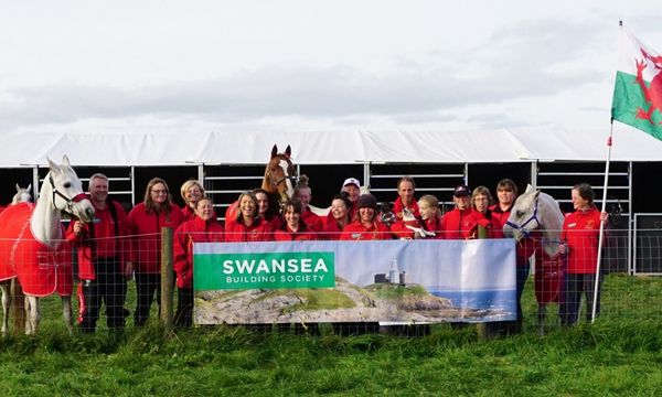 Swansea Building Society backs the Welsh Equine Endurance Team
