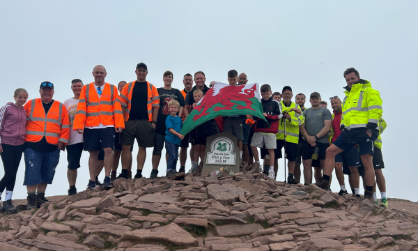 Openreach Volunteers Scale the Three Peaks of Wales Raising £1000 for Air Ambulance