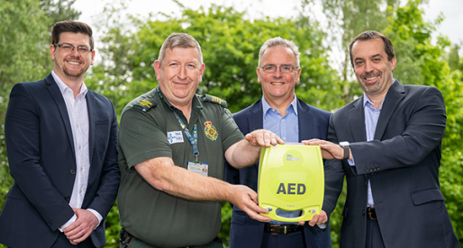 Cwmbran Business Park Given Life-Saving Defibrillator Thanks to Local Accountancy Firm