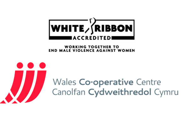 Wales Co-operative Centre Accredited by White Ribbon UK
